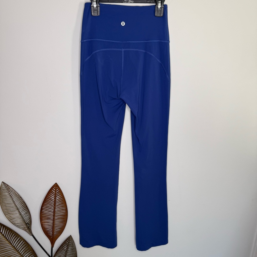 E2 Lululemon‎ Groove High Rise Blue Flared Pants - Picture 11 of 12